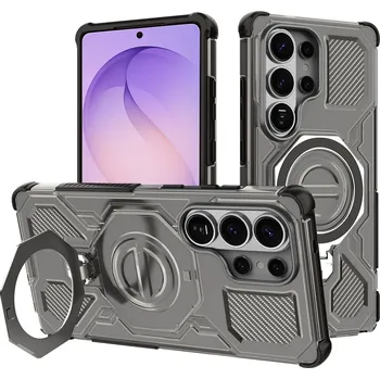 Pouzdro na mobilní telefon Techsuit - Carbon Shield PRO - Samsung Galaxy S26 Ultra - Kouřová černá