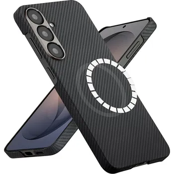 Pouzdro na mobilní telefon Techsuit - Aramid Fiber MagSafe - Samsung Galaxy S26 - Černá