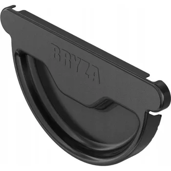 okap BRYZA čelo žlabu pozinkované Ø 150 mm, Černá RAL 9