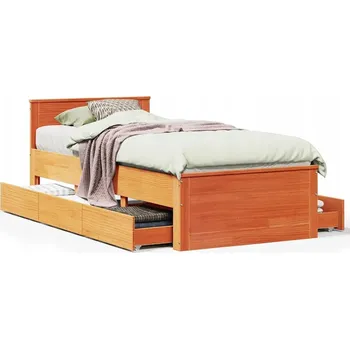 Postel Jednolůžková dřevěná postel VidaXL 75x190 cm borovice