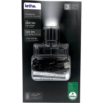 Čelovka Lethe Čelovka LED 120/250lm 4 režimy svícení