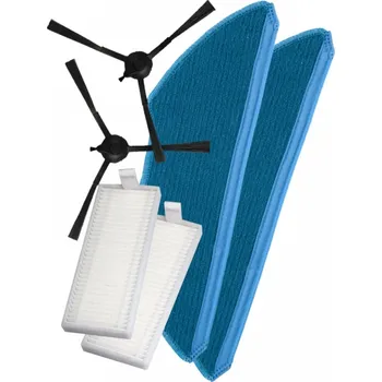 Sada příslušenství pro robotický vysavač Kartáčky, HEPA filtry k vysavači TP-LINK Tapo RV30 White sada a mopy 6ks
