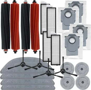 Sada příslušenství pro robotický vysavač Kartáče a HEPA filtry pro vysavač XIAOMI Roborock G20s sada mopů a sáčky 24ks