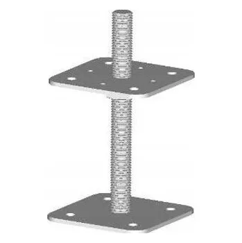 Patka dř. pilíře BV/P ZB 14-09/200,80x80 - závitová tyč M24, nepřivařená ma