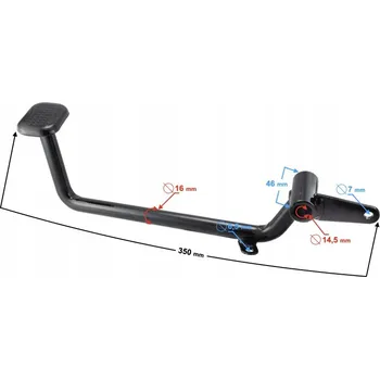 Páka nožní brzdy ATV Eagle