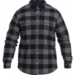 Pánská košile Helikon-Tex šedá kostkovaná 3XL dlouhý rukáv nylon