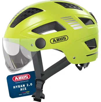 Sport ABUS Cyklistická helma Abus Hyban 2.0 ACE 56–61cm ORANŽOVÁ|ČERNÁ|ŽLUTÁ