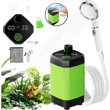 kempingová sprcha TURISTICKÁ SPRCHA KEMPINGOVÁ POD STAN PŘENOSNÁ POLNÍ SPRCHA 6000MAH