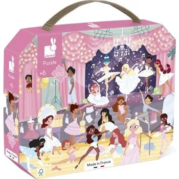 Puzzle Janod Puzzle v kufříku Tanečnice 100 ks