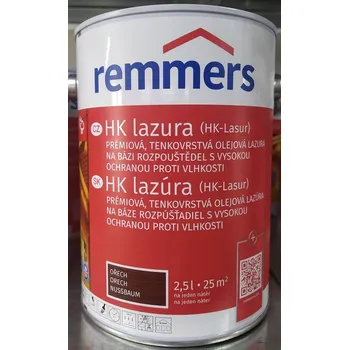 lazura REMMERS HK Lazur - olejová lazura 2,5 ltr. OŘECH