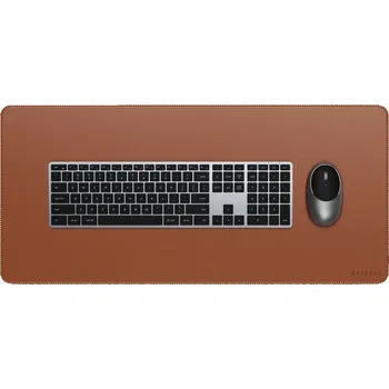 Podložka pod myš Podložka pod psací stůl Satechi Veganská kůže Pad St-Lpdmn brown