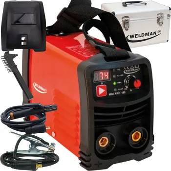 Svářečka Mini invertorová svářečka ARC 160 MMA v kufříku Weldman