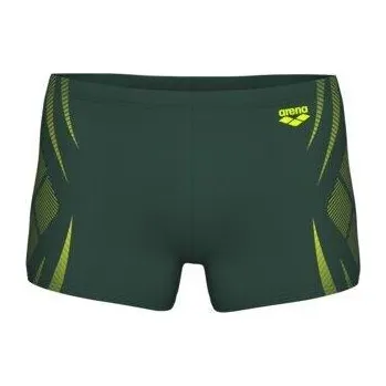 Chlapecké plavky ARENA Pánské plavky arena Performance Poseidonia Swim Short 95 ZELENÁ|ŽLUTÁ