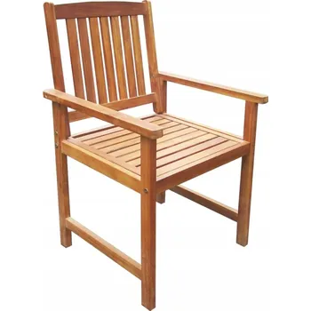 Židle VidaXL zahradní dřevěné béžové