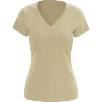 Dámské tričko Dámské funkční tričko SPORTY "V" krátký rukáv STONE Bamboo Ultra CLASSIC - Žlutá / XXL