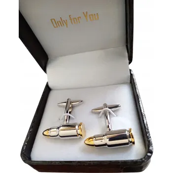 Manžetový knoflíček Manžetové knoflíčky pro myslivce/vojáka - náboj