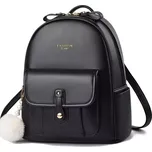 Dámský střední pevný batůžek Qeen Černý 11L