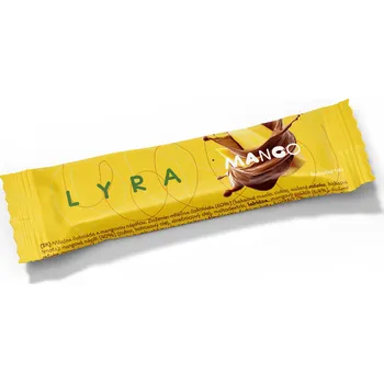 Čokoláda Lyra chocolate Tyčinka Mango/Mléčná čokoláda 33 g