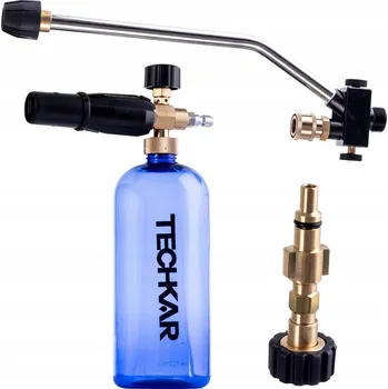 Příslušenství pro vysokotlaký čistič Dvojitá tryska 2v1 + vodní tryska + Pěnovací nástavec TECHKAR pro myčky Lavor PARKSIDE