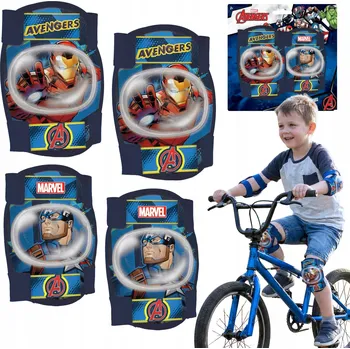 Chránič kolene MARVEL Avengers CHRÁNIČE KOLEN A LOKTŮ pro děti na kolo, koloběžku