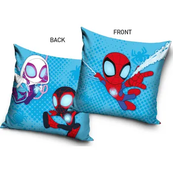 Polštář Dětský povlak na polštářek Spidey Lapeni v Pavučině