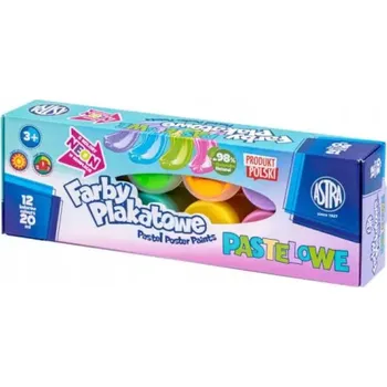 Vodová barva Plakátové barvy Astra 12 ks x 240 ml