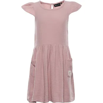 Oblečení a móda ALPINE PRO - ILERO DĚTSKÉ BAVLNĚNÉ ŠATY