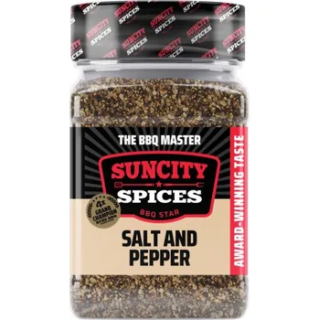 Koření Grilovací koření SunCity BBQ - Salt & Pepper Rub
