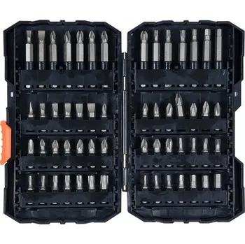 Bit SADA BITŮ TORX HEX POZIDRIVE 1/4" 56 DÍLŮ KUFŘÍK