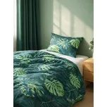 Sinsay - Povlečení s motivem listů - zelená - 604KB-77X - 604KB-77X-ONE