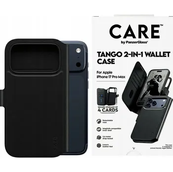 Pouzdro na mobilní telefon Flipové pouzdro Panzerglass pro Apple iPhone 17 Pro Max, černé