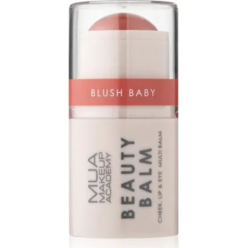 Tvářenka MUA Makeup Academy Beauty Balm krémová tvářenka v tyčince odstín Blush Baby 4 g