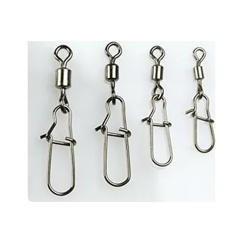 Rolling swivel with nice snap - Obratlík s karabínou - velikost 6/10ks