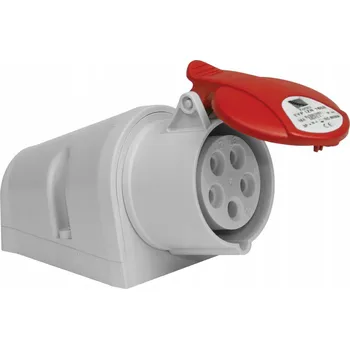 Elektrická zásuvka Zásuvka silová nástěnná 16A 5P 400V IP44 Pawbol B.1036