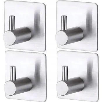 Věšák Háček bez vrtání BNTrade stříbrný