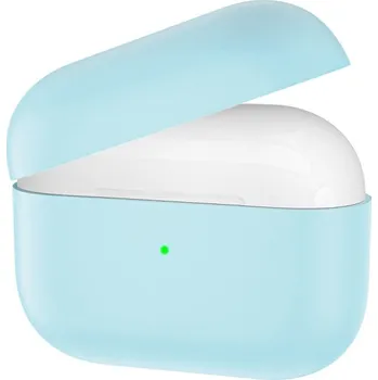 Pouzdro na mobilní telefon Silikonový obal pro AirPods 3 - světle modrý