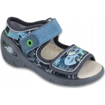Chlapecké sandály Befado dětské sandály textilní modré velikost 22