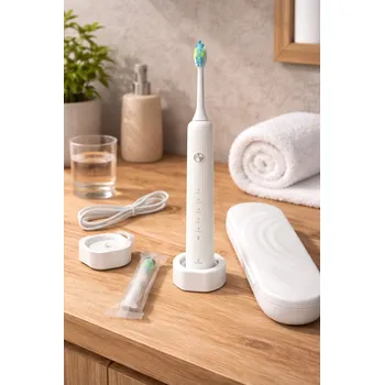 Elektrický zubní kartáček Sonický kartáček Selvione EA228, 5 režimů, IPX7, s indukčním nabíjením