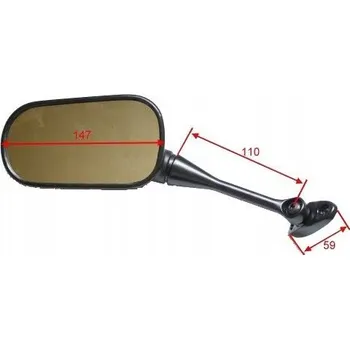 Zrcátko pro motocykl Zrcátko motocyklu JMP pravé Honda CBR 600RR