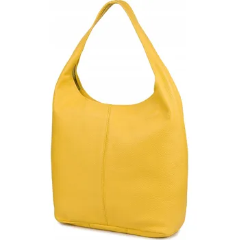 Kabelka Beltimore kabelka z pravé kůže žlutá
