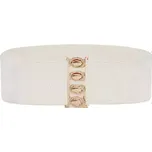 Dámský pásek na šaty s přezkou Faina Bílý