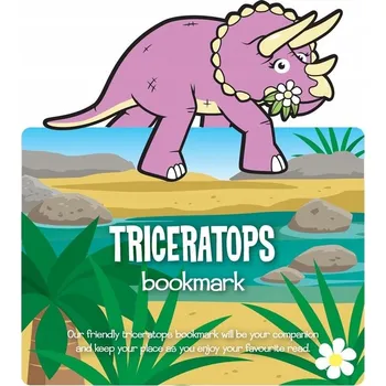 Záložka Záložka do knihy se zvířátkem - Triceratops