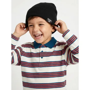 Pokrývka hlavy Sinsay - Čepice s&nbsp;vysokým podílem bavlny a&nbsp;nášivkou - černá - 224HH-99X - 224HH-99X-L