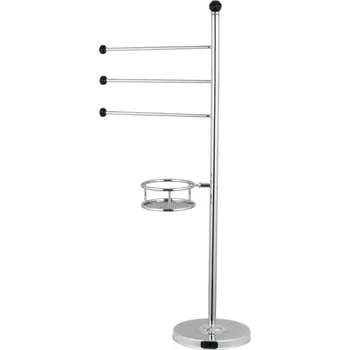 Držák na ručník Volně stojící set Bebek: tyč na ručníky s poličkou na mýdlo