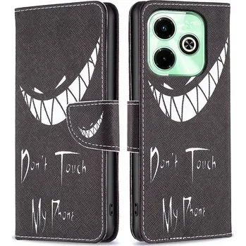 Pouzdro na mobilní telefon Flipové pouzdro Erbord pro Infinix HOT 40i, černé