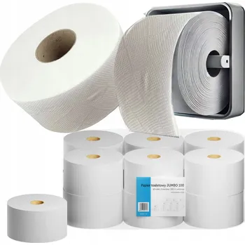 DGA Optima - Toaletní papír Jumbo Soft, 2vrstvý, 100 m, celulóza x 12