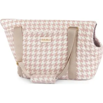 Taška pro psa a kočku Muffin&Berry Cestovní taška pro psy Tweed Daphne růžová Velikost: M