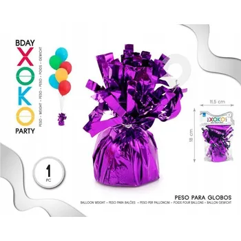 Balónek Fialové závaží na balónky - dekorace na párty