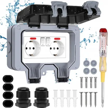 Elektrická zásuvka Sternhell nástěnná Elektrická Zásuvka bílá