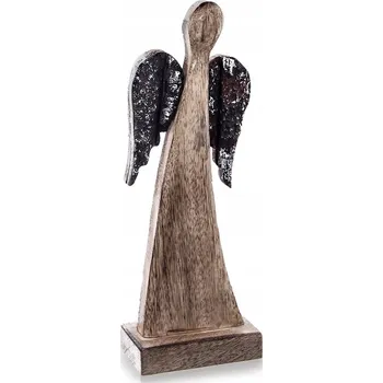 Obraz Dřevěný ANDĚL figurka anděla dekorativní ozdobná stojící 31 cm